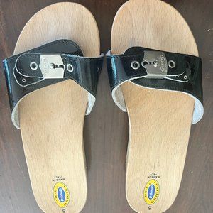 Dr. Scholl's Original Sandal - Black Patent Leather ***NEW***